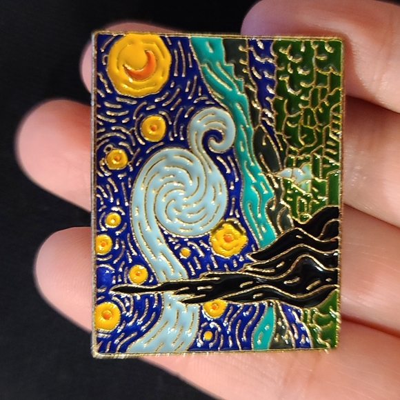 Accessories - Starry Night pin